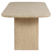 Kailani Cane Counter Height Storage Dining Table Beige Oak - 109388