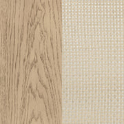 Kailani Cane Counter Height Storage Dining Table Beige Oak - 109388