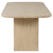 Kailani Cane Counter Height Storage Dining Table Beige Oak - 109388