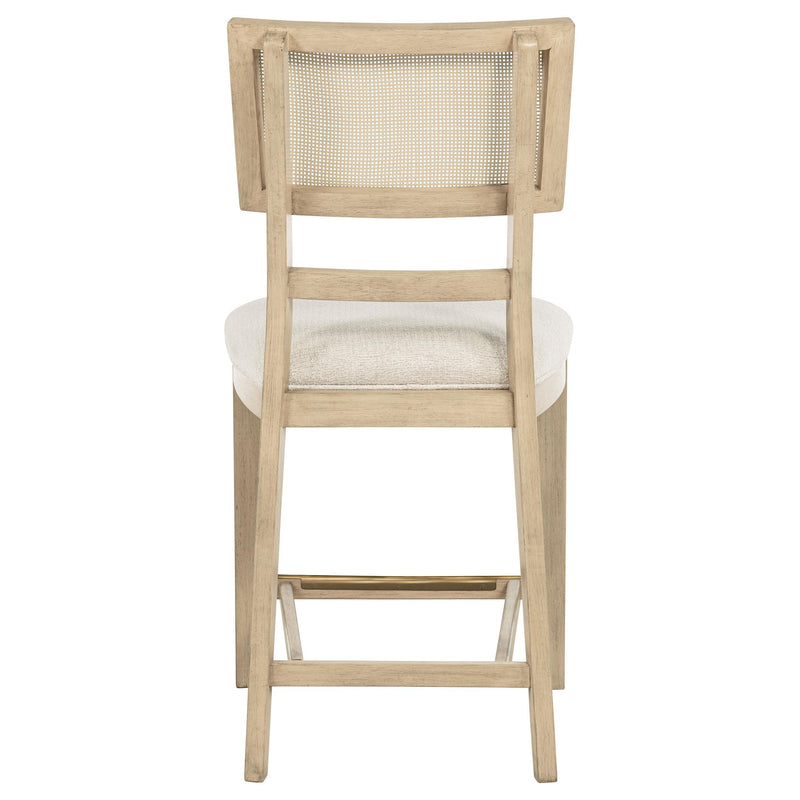 Kailani Rattan Cane Counter Side Chair Beige Oak (Set of 2) - 109389