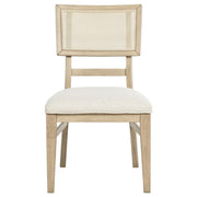 Kailani Rattan Cane Dining Side Chair Beige Oak (Set of 2) - 109382