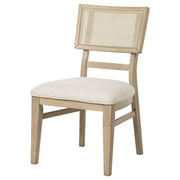 Kailani Rattan Cane Dining Side Chair Beige Oak (Set of 2) - 109382