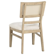Kailani Rattan Cane Dining Side Chair Beige Oak (Set of 2) - 109382