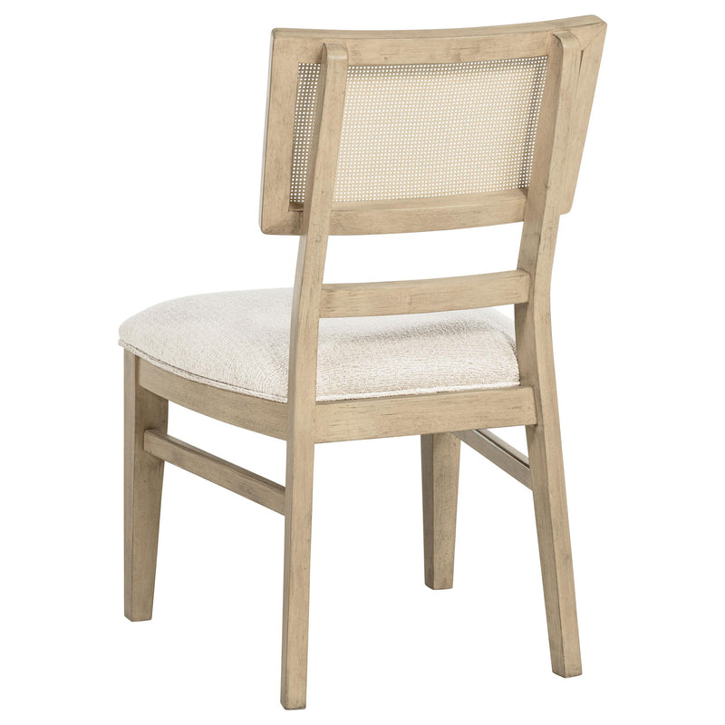 Kailani Rattan Cane Dining Side Chair Beige Oak (Set of 2) - 109382