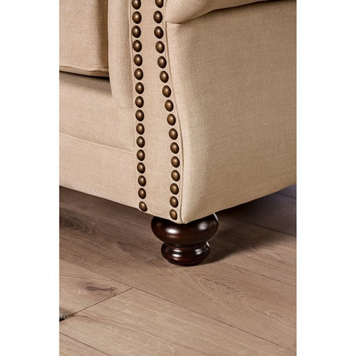 Kailyn Sand/Brown Sofa - SM8008-SF