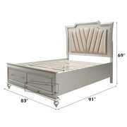 Kaitlyn EK Bed W/Led & Storage - 27227EK