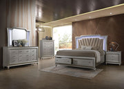Kaitlyn Queen Bed W/Led & Storage - 27230Q