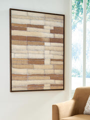 Kalanmore Brown/Tan/White Wall Art - A8000460