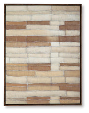 Kalanmore Brown/Tan/White Wall Art - A8000460