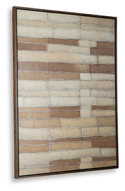 Kalanmore Brown/Tan/White Wall Art - A8000460