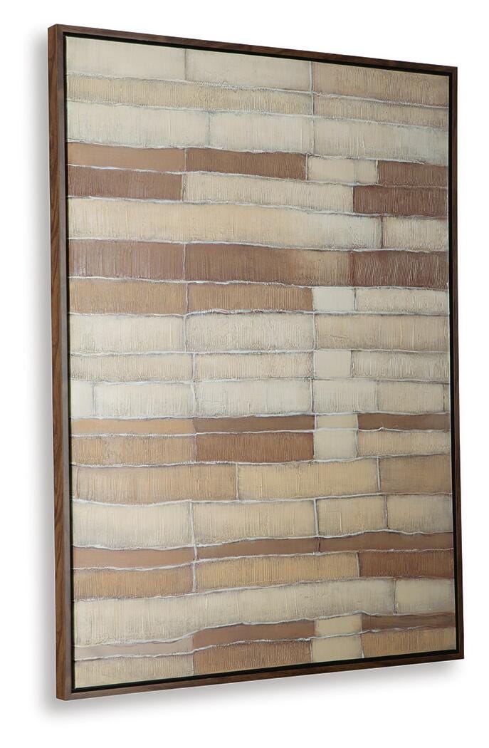 Kalanmore Brown/Tan/White Wall Art - A8000460