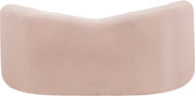 Kali 62" Faux Shearling Teddy Fabric Upholstered Loveseat in Pink - 186Pink-L