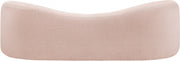Kali 86" Faux Shearling Teddy Fabric Upholstered Sofa in Pink - 186Pink-S