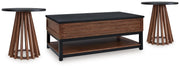 Kallari Coffee Table and 2 Ends - T737T1