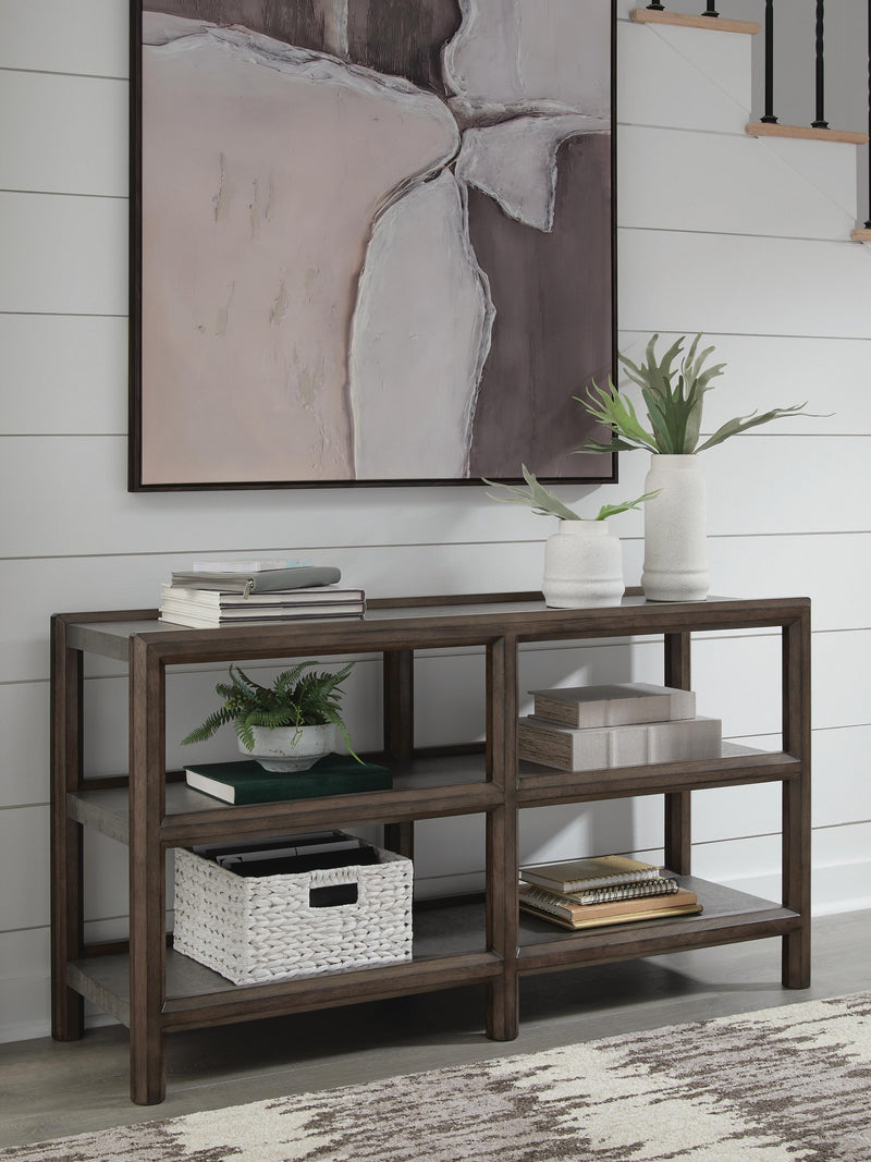 Kallenny Brown/Gray Sofa Table - T669-4