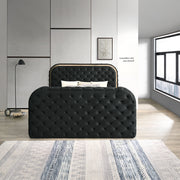 Kana Eastern King Bed w/LED, Fireplace & TV Stand - BD03121EK