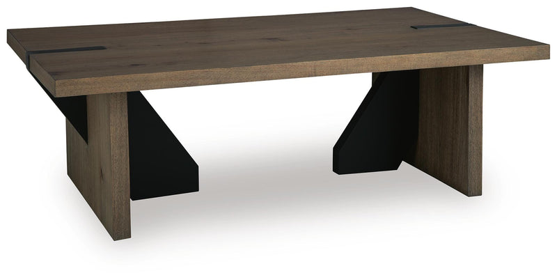 Kandinew Light Brown Coffee Table - T554-1