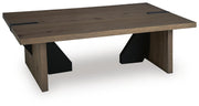 Kandinew Light Brown Coffee Table - T554-1