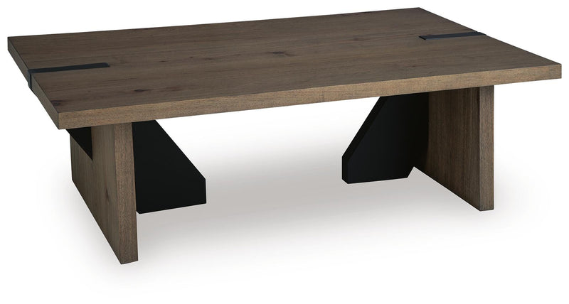 Kandinew Light Brown Coffee Table - T554-1