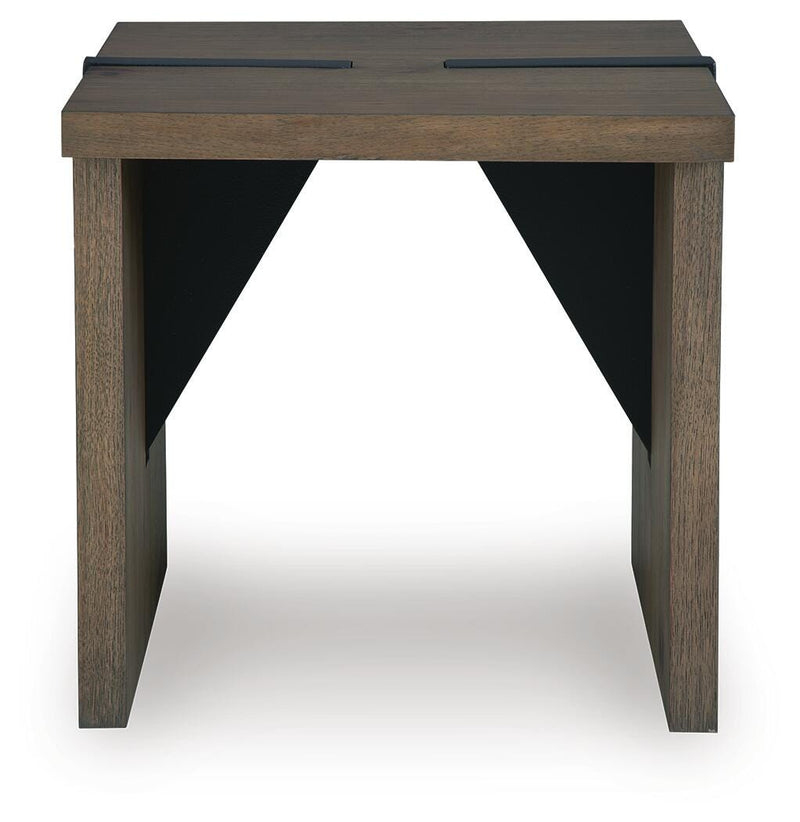 Kandinew Light Brown End Table - T554-2