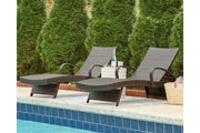 Kantana Brown Chaise Lounge (set of 2) - Gate FurnitureLounge Chair