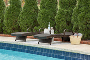 Kantana Brown Chaise Lounge (set of 2) - Gate FurnitureLounge Chair