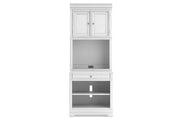 Kanwyn Whitewash Bookcase - Gate FurnitureBookcases