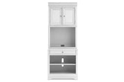 Kanwyn Whitewash Bookcase - Gate FurnitureBookcases