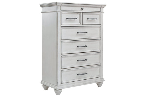 Kanwyn Whitewash Chest of Drawers - Gate FurnitureChest