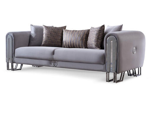 Kapadokya Stationary Sofa Grey in Grey - 101-KAP-LUP18-3