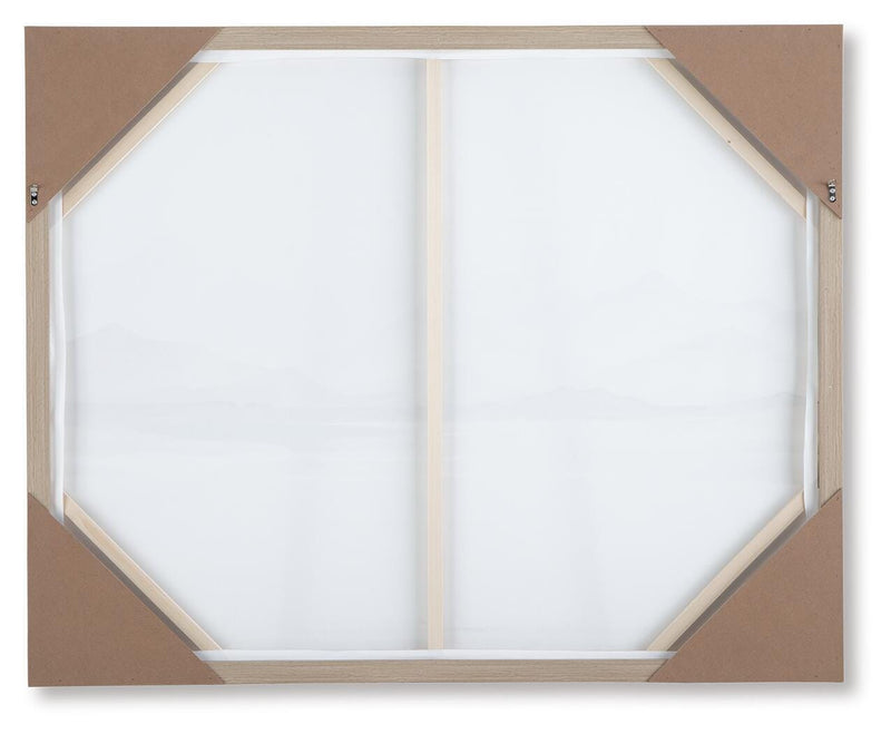 Karalen White/Gray/Brown Wall Art - A8000465