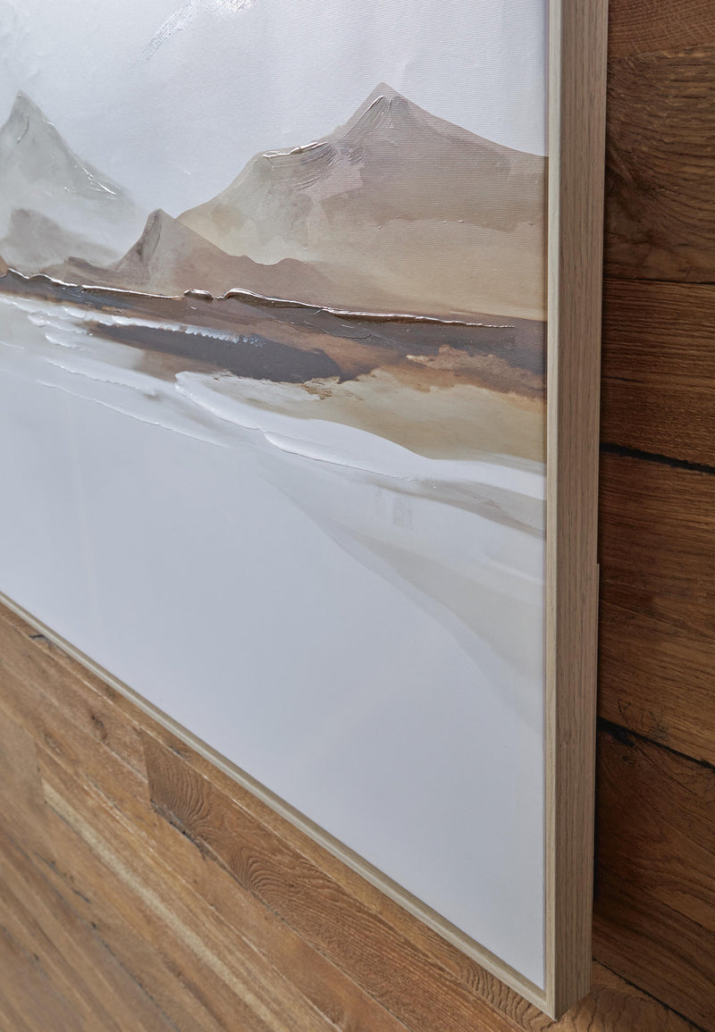 Karalen White/Gray/Brown Wall Art - A8000465