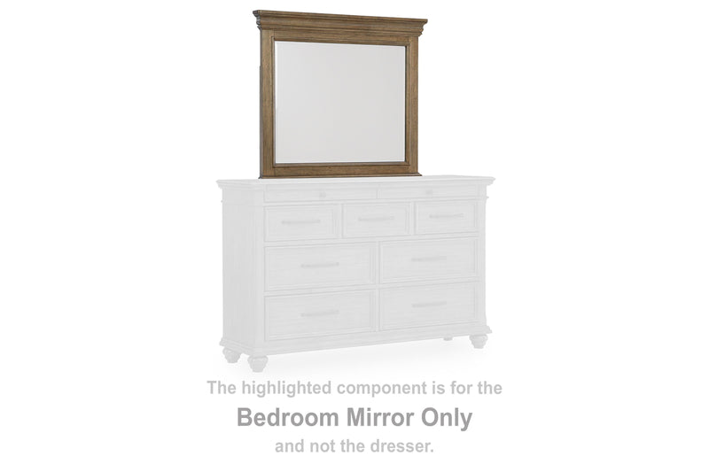 Karallin Medium Brown Bedroom Mirror - PCB782-36
