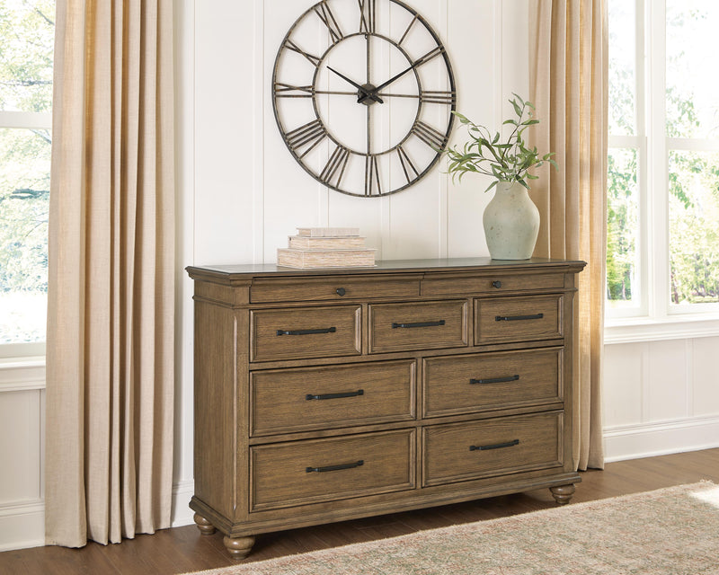Karallin Medium Brown Dresser - PCB782-31