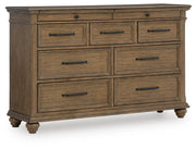 Karallin Medium Brown Dresser - PCB782-31