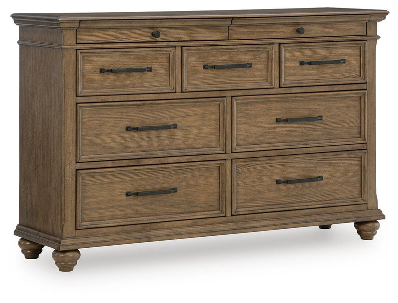 Karallin Medium Brown Dresser - PCB782-31