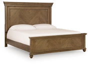 Karallin Medium Brown King Panel Bed - PCB782B4