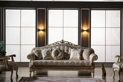 Kardelen 2-pieces (1 Sofa & 1 Loveseat) Livingroom Set Cream in Cream - 101-KAR-07419-32