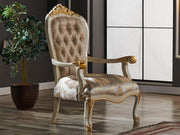 Kardelen 33" Wide Tufted Armchair - Gate FurnitureTraditional Accent Chairs
