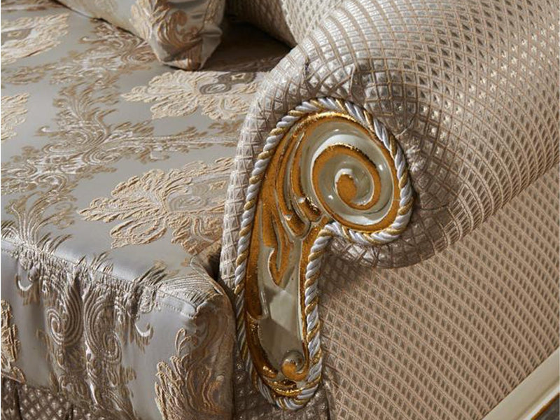 Kardelen 88" Wide Tufted Traditional Sofa - Gate FurnitureTraditional Sofas