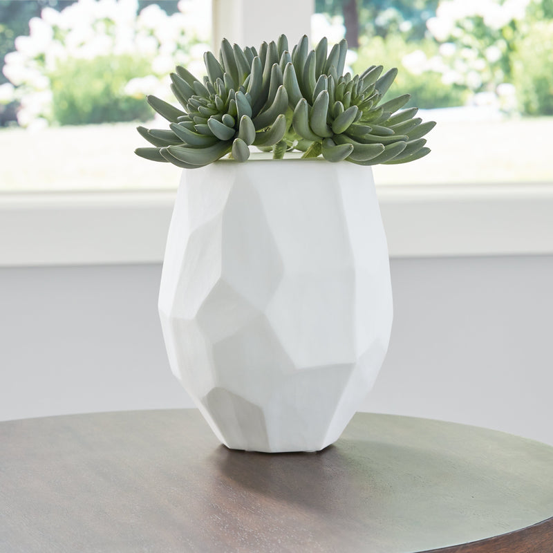 Karenton White Vase - A2000721