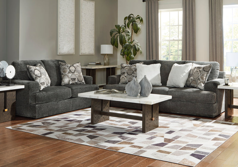 Karinne Smoke Living Room Set - Gate FurnitureLiving Room Set