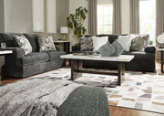 Karinne Smoke Living Room Set - Gate FurnitureLiving Room Set