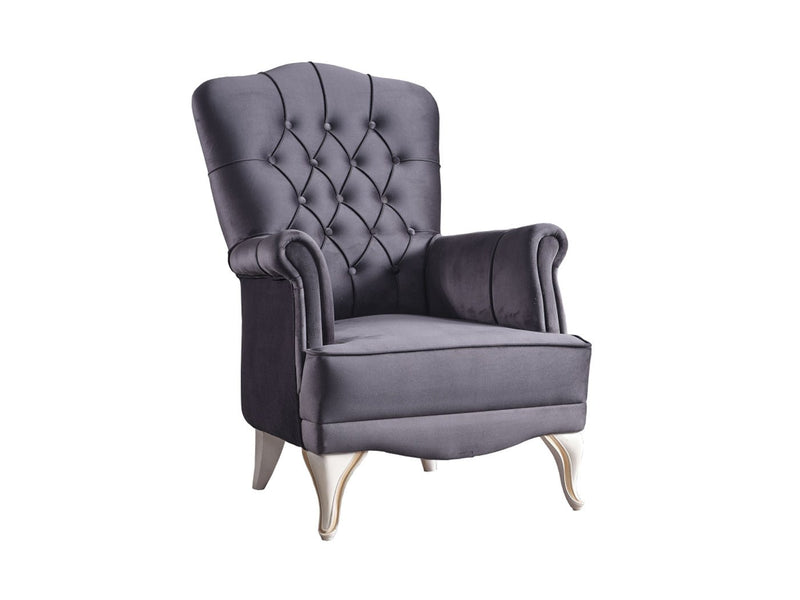 Karizma 32" Wide Tufted Armchair - Gate FurnitureAccent Chairs