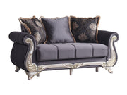 Karizma 64" Wide Rolled Arm Convertible Loveseat - Gate FurnitureLoveseat