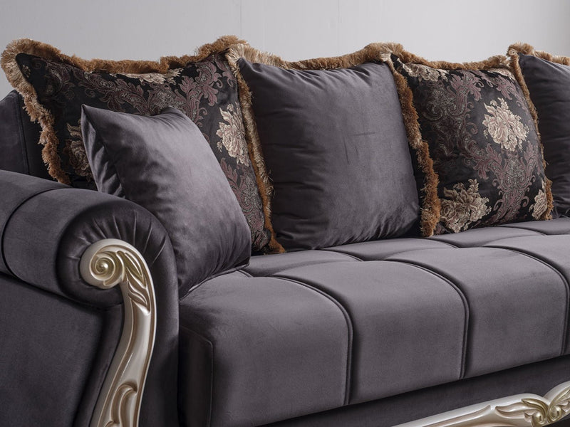 Karizma 88" Wide Rolled Arm Convertible Sofa - Gate FurnitureSofas