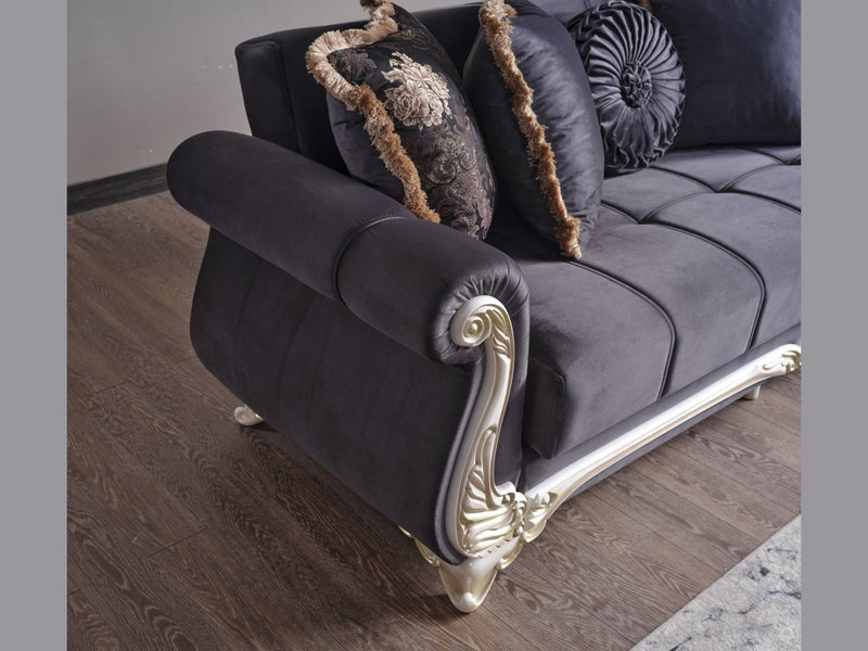 Karizma 88" Wide Rolled Arm Convertible Sofa - Gate FurnitureSofas