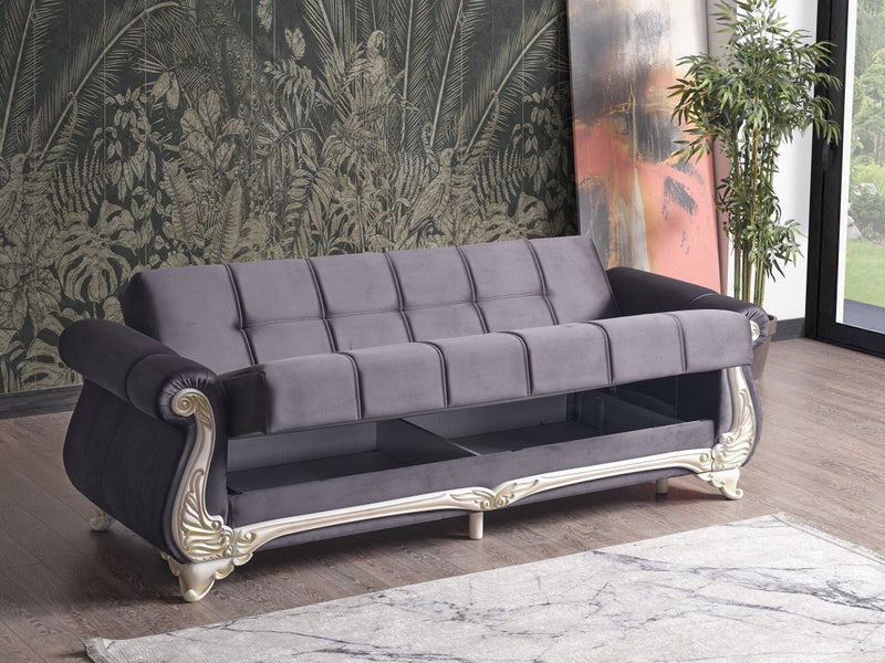 Karizma 88" Wide Rolled Arm Convertible Sofa - Gate FurnitureSofas