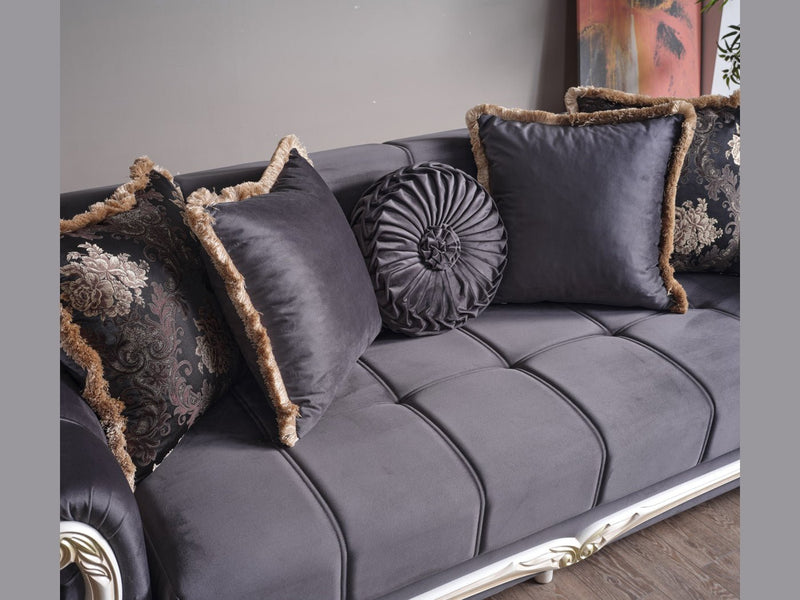 Karizma 88" Wide Rolled Arm Convertible Sofa - Gate FurnitureSofas