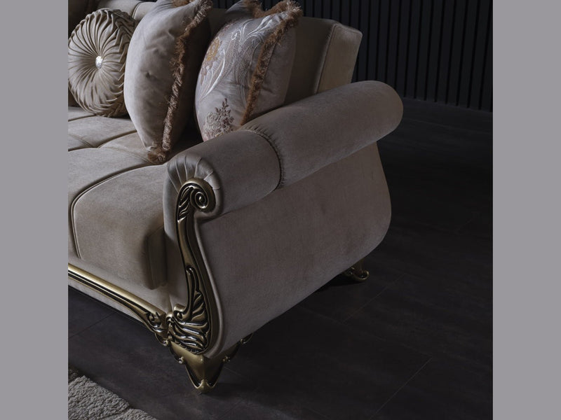 Karizma 88" Wide Rolled Arm Convertible Sofa - Gate FurnitureSofas